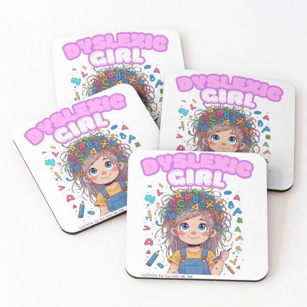 Item preview, Dyslexia dyslexic girl designed and sold by CeciliaGomezArt.