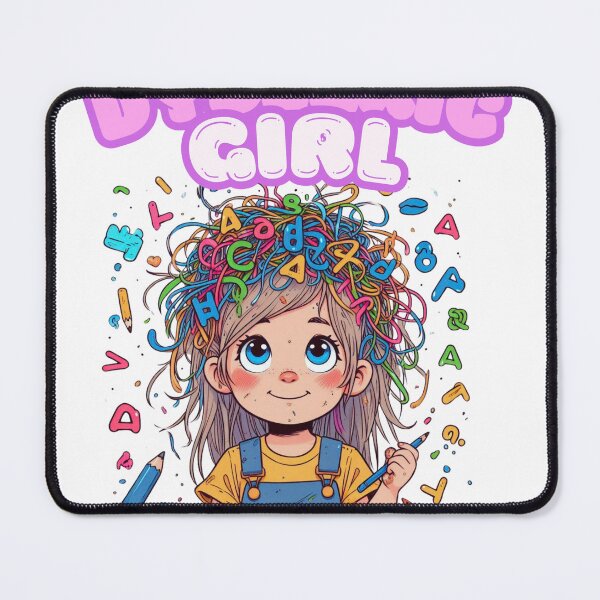 Item preview, Dyslexia dyslexic girl designed and sold by CeciliaGomezArt.