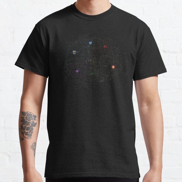 Map of the Inner Sphere ca. 3048 (transparent) Classic T-Shirt
