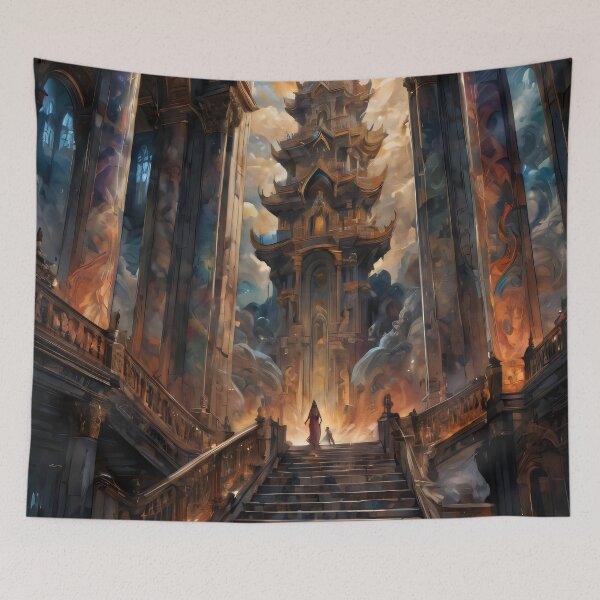 Item preview, Majestic High Fantasy Tower designed and sold by ByteyCreatives.