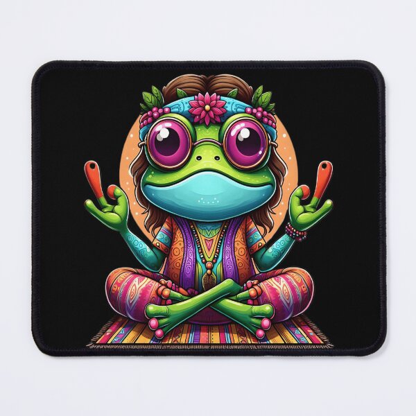 Item preview, Funny Yoga frog designed and sold by GrowDrak.