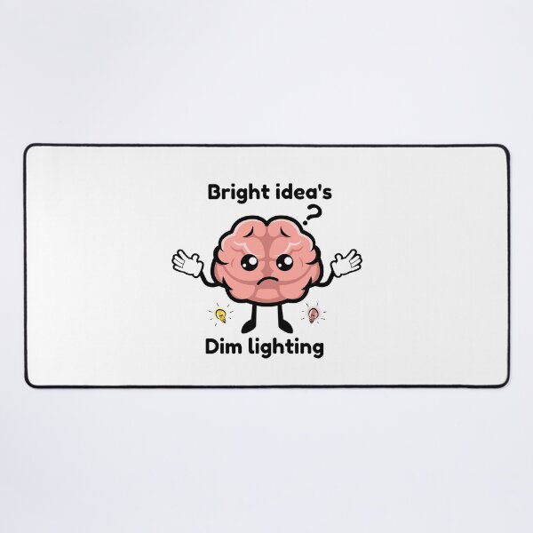 Item preview, Bright idea's dim lighting cutie brain thinking designed and sold by Cosmicworld07.