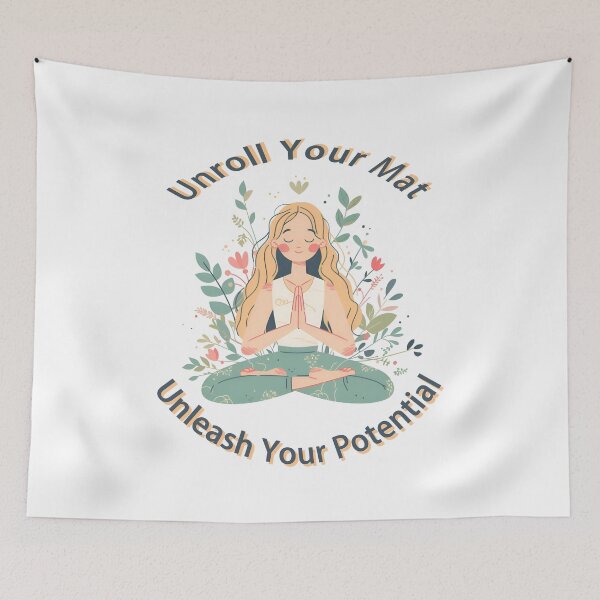 Item preview, Unroll Your Mat, Unleash Your Potential designed and sold by MorrinaStyle.