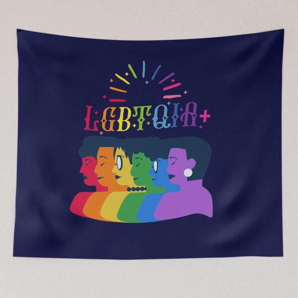 Item preview, Colorful People - LGBTQIA+ Support  designed and sold by SuchWowDesign.