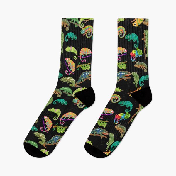 Item preview, "Whimsical Reptiles: Chameleon Fun designed and sold by CraftyrCreator.