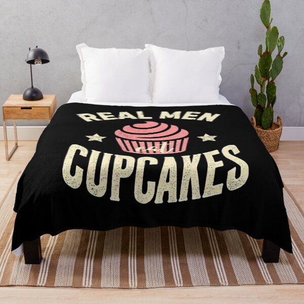 Item preview, Real Men Eat Cupcakes Distressed Vintage Look designed and sold by PantatKiller.
