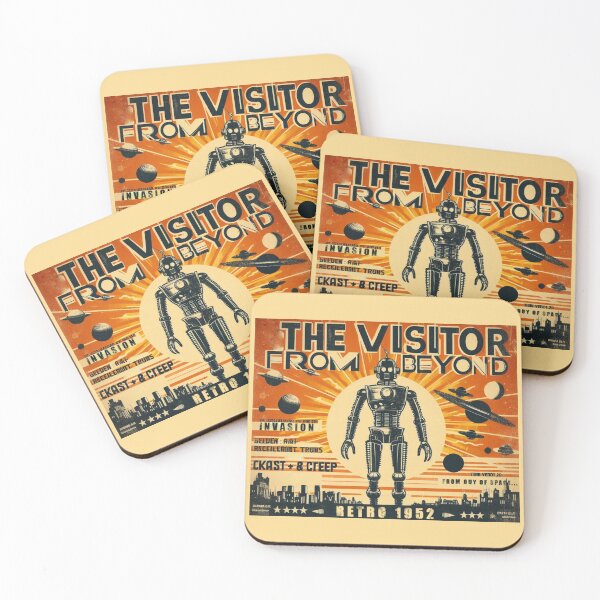 Item preview, Vintage poster (The visitor from beyond) designed and sold by Bubble-Boris.