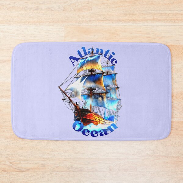 Item preview, Flying Dutchman Ghost Ship - Atlantic Ocean Art designed and sold by VikArtStudio.