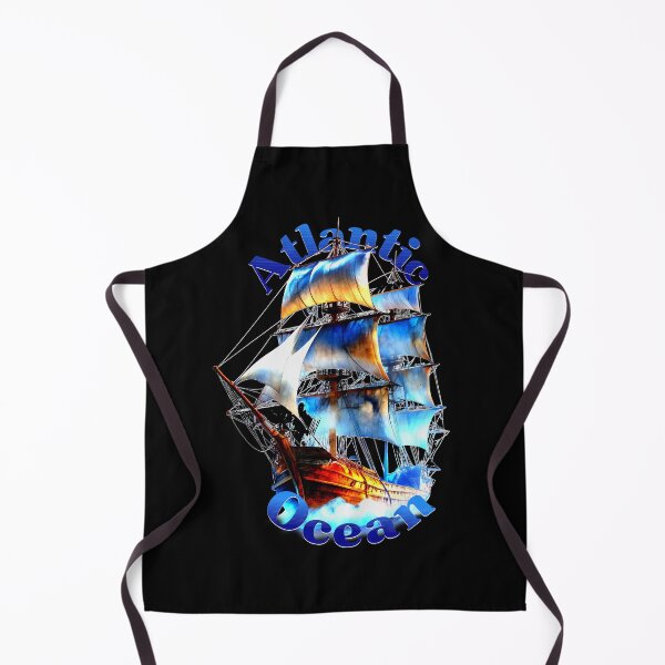 Item preview, Flying Dutchman Ghost Ship - Atlantic Ocean Art designed and sold by VikArtStudio.