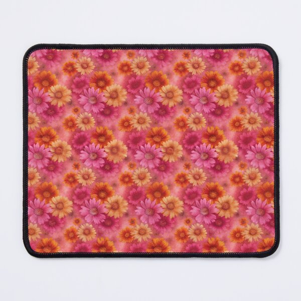 Item preview, Tropical pink and orange flower pattern, watercolor art designed and sold by patterncrow.