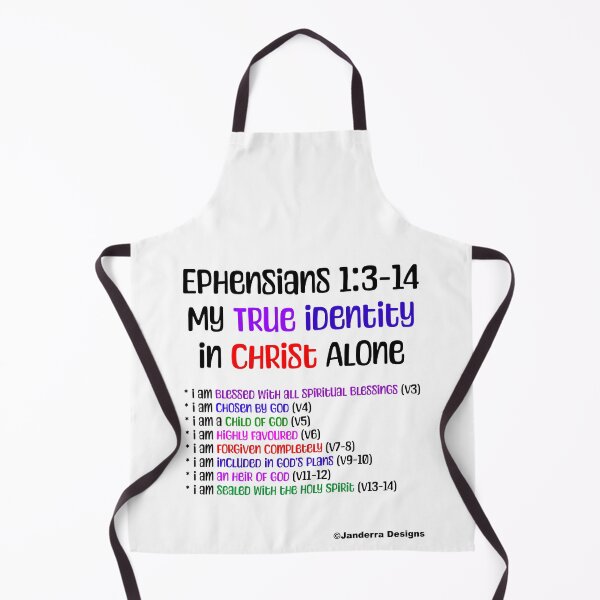 Item preview, Ephensians 1:3-14 My True identity in Christ Alone designed and sold by JanderraDesigns.
