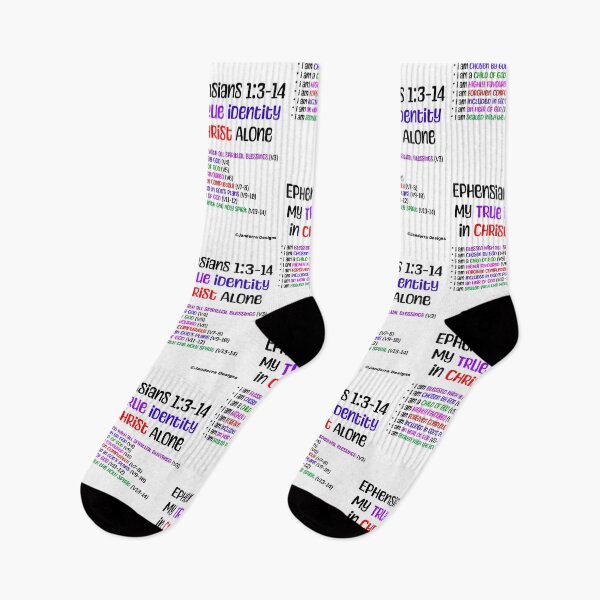 Item preview, Ephensians 1:3-14 My True identity in Christ Alone designed and sold by JanderraDesigns.