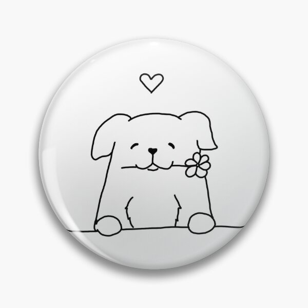 Item preview, Cute Dog with Flower designed and sold by haakondesign.