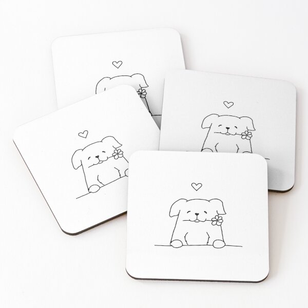 Item preview, Cute Dog with Flower designed and sold by haakondesign.