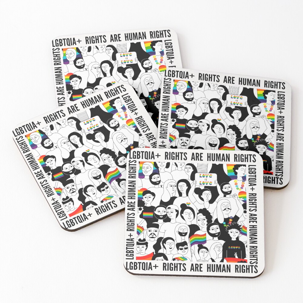 Item preview, Coasters (Set of 4) designed and sold by SuchWowDesign.