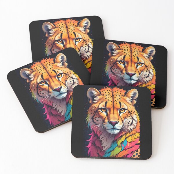 Item preview, Colorful And Majestic Cheetah Face designed and sold by Adelberton.