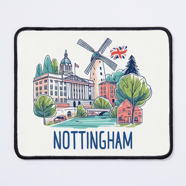 Item preview, Nottingham England UK designed and sold by WanderlustCoCo.