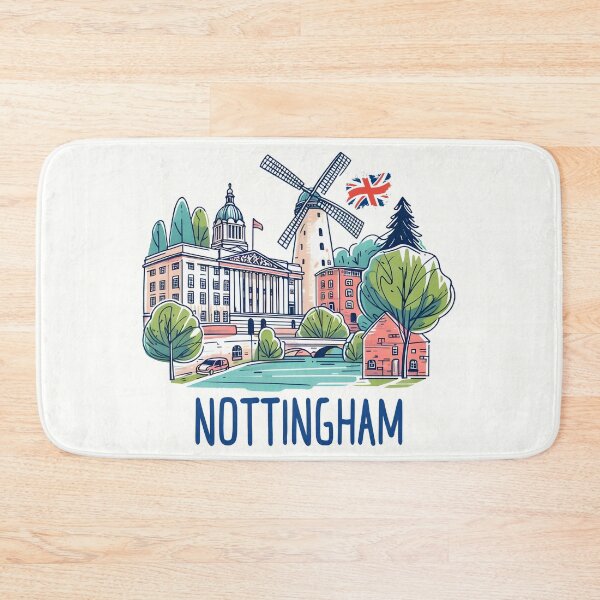 Item preview, Nottingham England UK designed and sold by WanderlustCoCo.