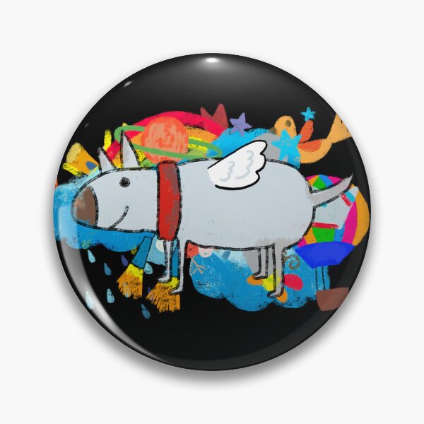 Item preview, Flying Dog designed and sold by IdinDesignShop.