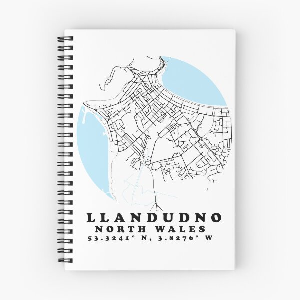 Item preview, Llandudno North Wales Street Map Decor designed and sold by tbcreationsuk.