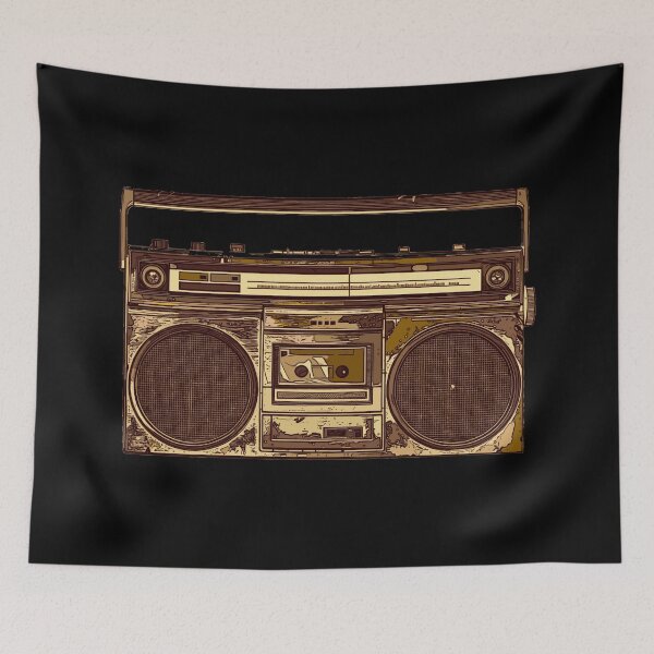 Artikelvorschau, Boombox mit robustem Vintage-Touch entworfen und verkauft von OwnTheAvenue.