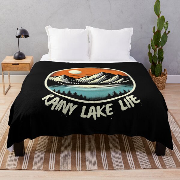 Item preview, Rainy Lake Life Vintage Mountain Lake designed and sold by PantatKiller.