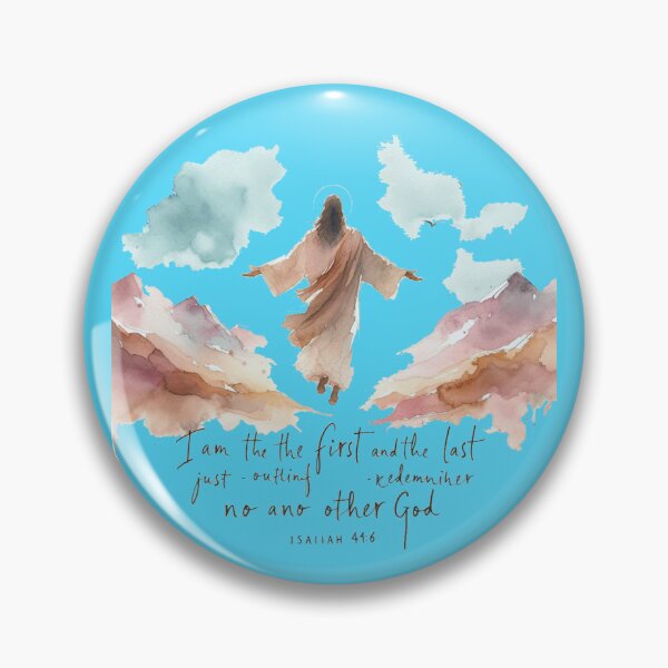 Item preview, I Am the First and the Last - Isaiah 44:6,   designed and sold by PaintMeWorld.