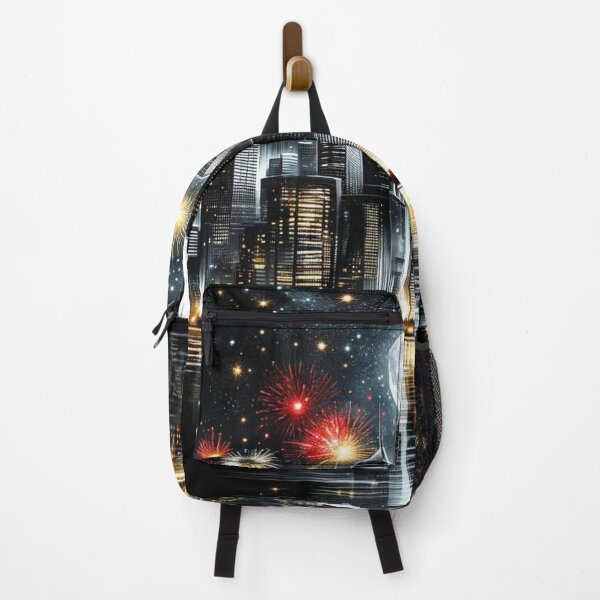 Item preview, Festive night city designed and sold by FusiTink.