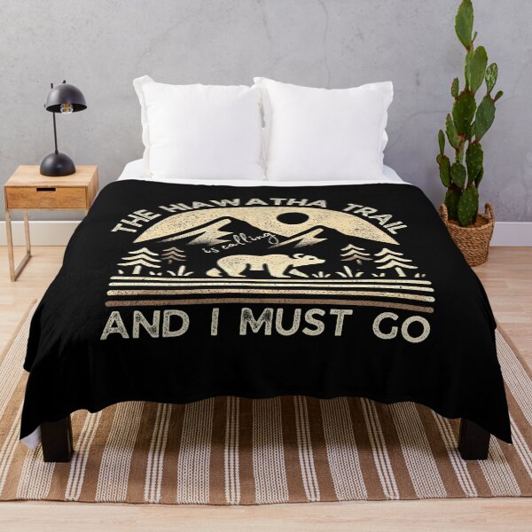 Item preview, The Hiawatha Trail is Calling and I Must Go - Vintage Mountain Design designed and sold by PantatKiller.