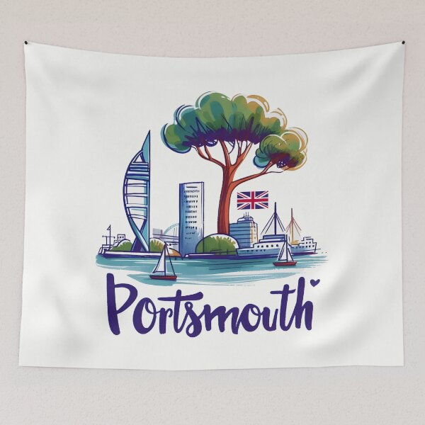 Item preview, Portsmouth England UK designed and sold by WanderlustCoCo.