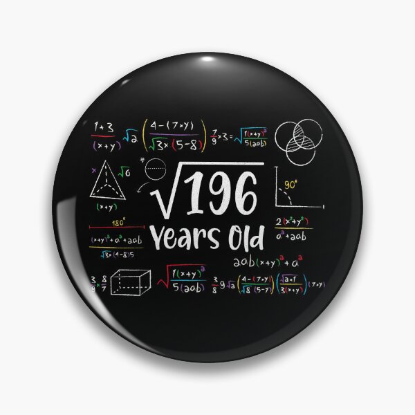 Item preview, Square Root of 196 14th Birthday 14 Year Old Gifts Math Bday designed and sold by Blok45.