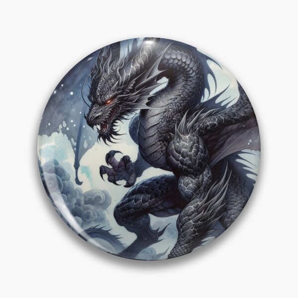 Item preview, Stormlord of the Deep: A Black Dragon's Fury designed and sold by Hatomomox.