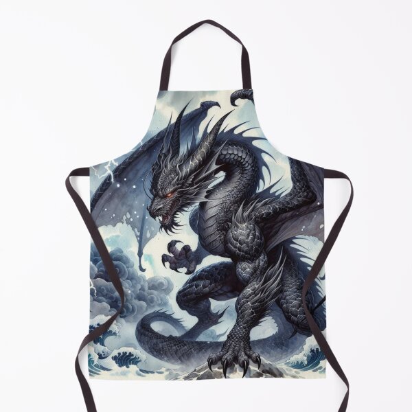 Item preview, Stormlord of the Deep: A Black Dragon's Fury designed and sold by Hatomomox.