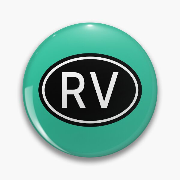Item preview, Letras blancas ovaladas del monograma de las iniciales de RV designed and sold by Jeallan Designs.