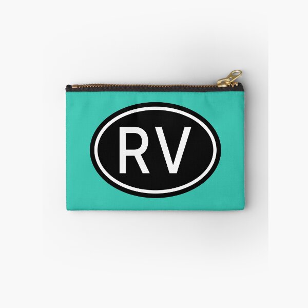 Item preview, Letras blancas ovaladas del monograma de las iniciales de RV designed and sold by Jeallan Designs.