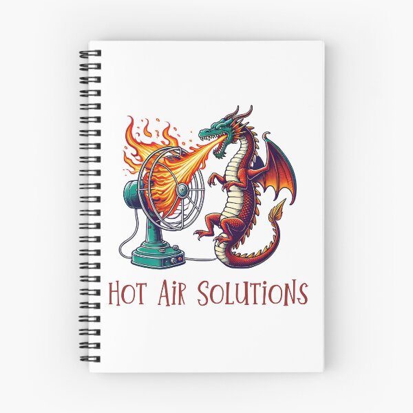 Item preview, Hot Air Solutions: Retro Dragon Humor designed and sold by NatureStyle555.