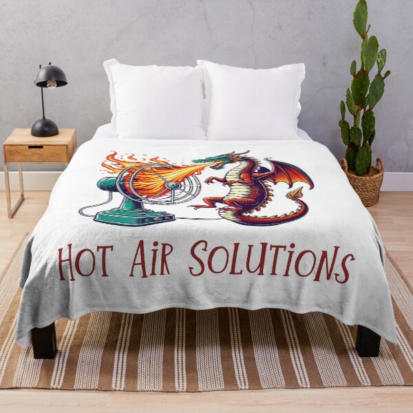 Item preview, Hot Air Solutions: Retro Dragon Humor designed and sold by NatureStyle555.