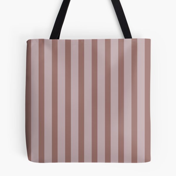 Item preview, Geometric Warm Neutrals Burlwood And Burnished Lilac Vertical Stripes designed and sold by Triplicate Limited.