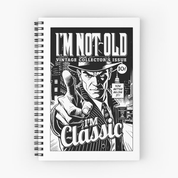 Item preview, I'm Not Old I'm Classic Funny Vintage Crime Comic Cover designed and sold by GrandeDuc.