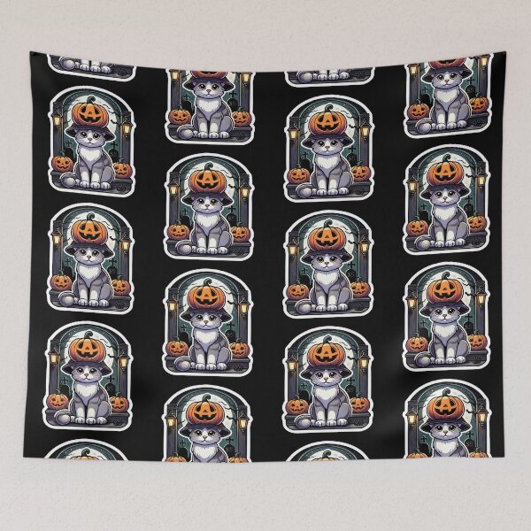 Item preview, Cute Cat Halloween designed and sold by chanyawee.
