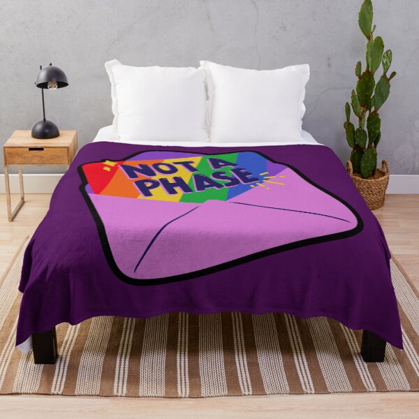Item preview, Not a Phase - LGBTQIA+ Support  designed and sold by SuchWowDesign.