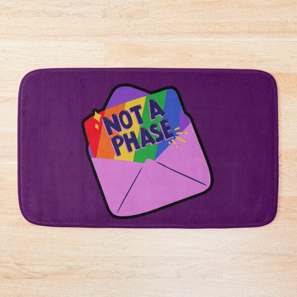 Item preview, Not a Phase - LGBTQIA+ Support  designed and sold by SuchWowDesign.