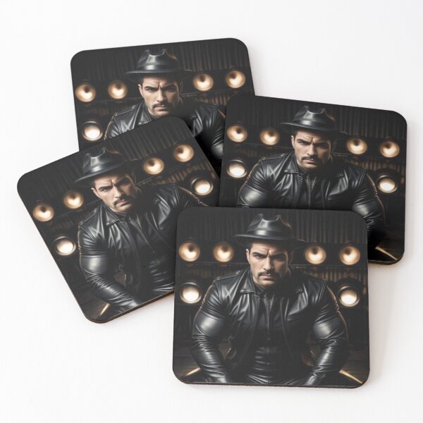 Item preview, Henrik Valo in Leather and Hat designed and sold by tomfromfinland.