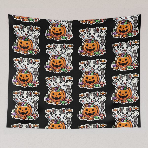 Item preview, Cute Cat Halloween designed and sold by chanyawee.