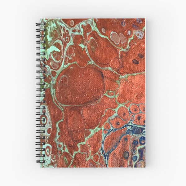 Item preview, Copper and Turquoise Abstract  designed and sold by Scopic.