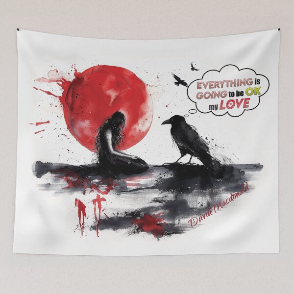 Item preview, Reassurance Under the Red Moon designed and sold by David Macdonald.