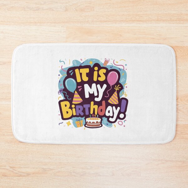 Item preview, Fun & Festive Birthday Celebration Design "İt is my birthday!" designed and sold by Colorful-Garden.