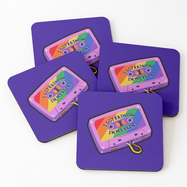 Item preview, I Got Rainbow In My Veins - LGBTQIA+ Support  designed and sold by SuchWowDesign.