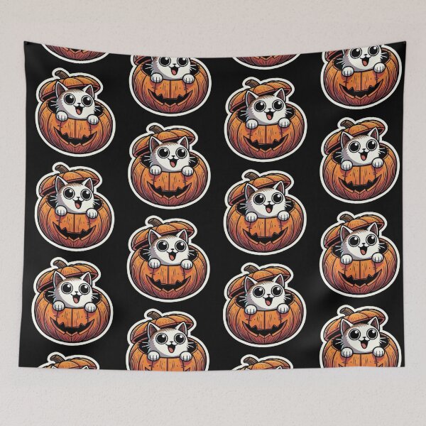 Item preview, Cute Cat Halloween designed and sold by chanyawee.