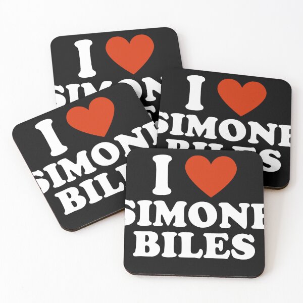Item preview, Apoyo de Simone Biles - I Heart Simone Biles designed and sold by leafsquare.